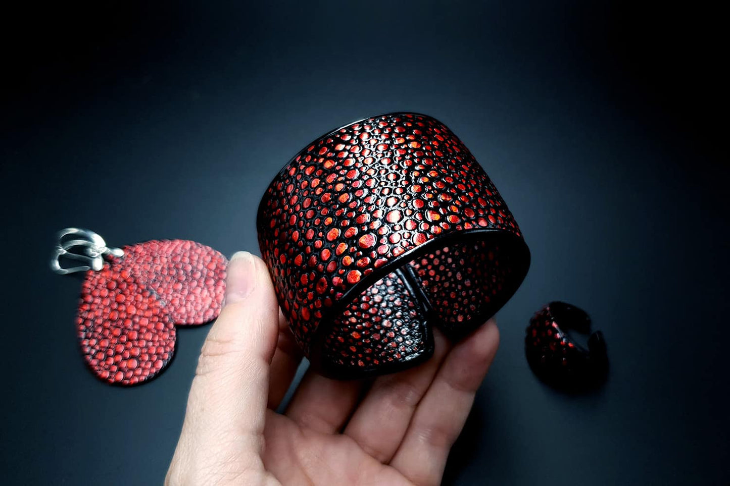 "Red Magic" Bracelet&Ring Bracelet SweetyBijou Jewelry   