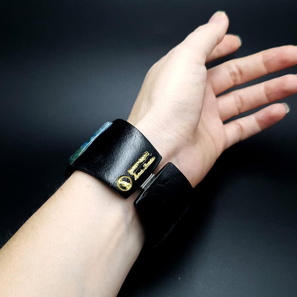 Polymer clay Bracelet "Painting" Bracelet SweetyBijou Jewelry   