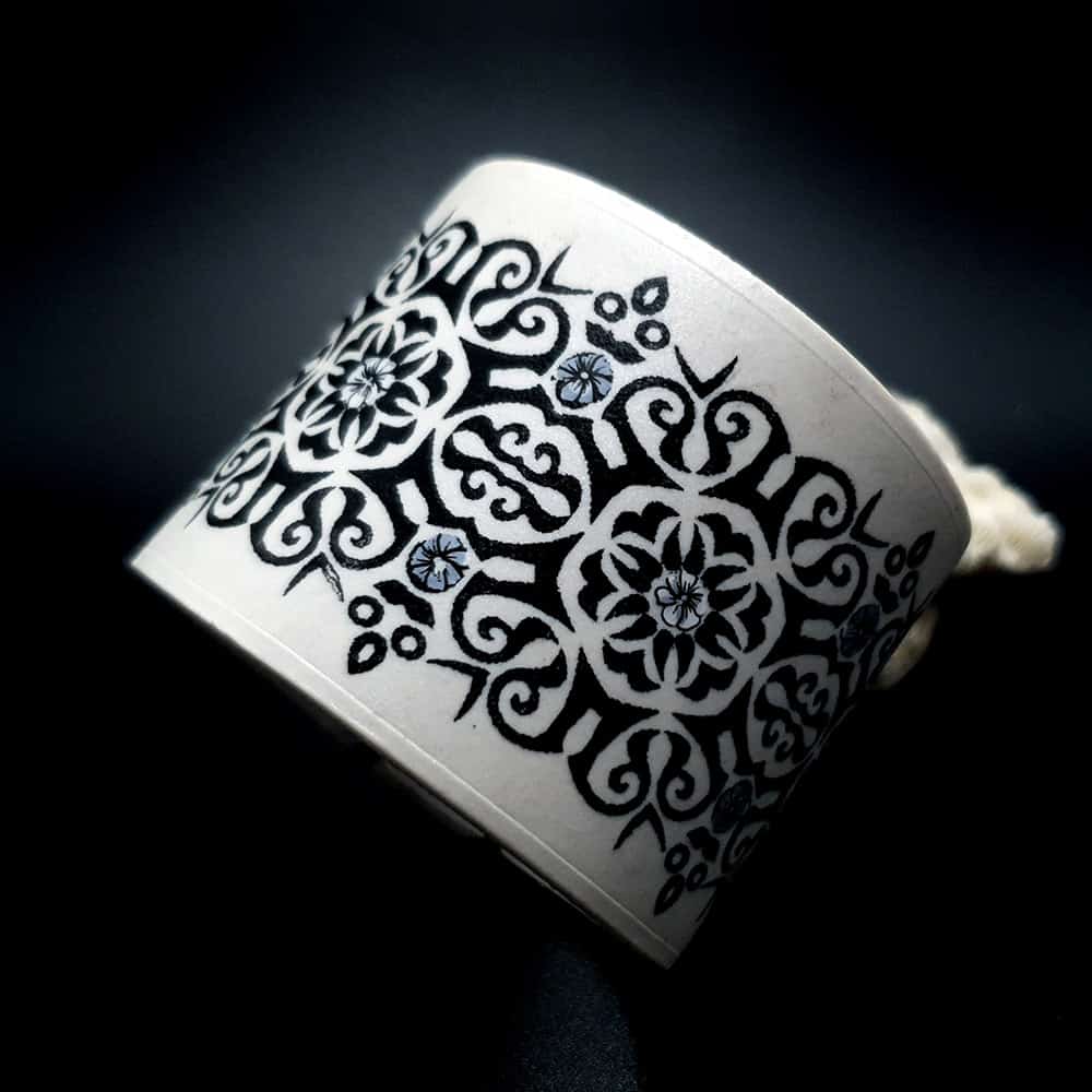 Polymer clay White Bracelet Bracelet SweetyBijou Jewelry Default Title  