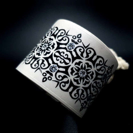 Polymer clay White Bracelet Bracelet SweetyBijou Jewelry Default Title  