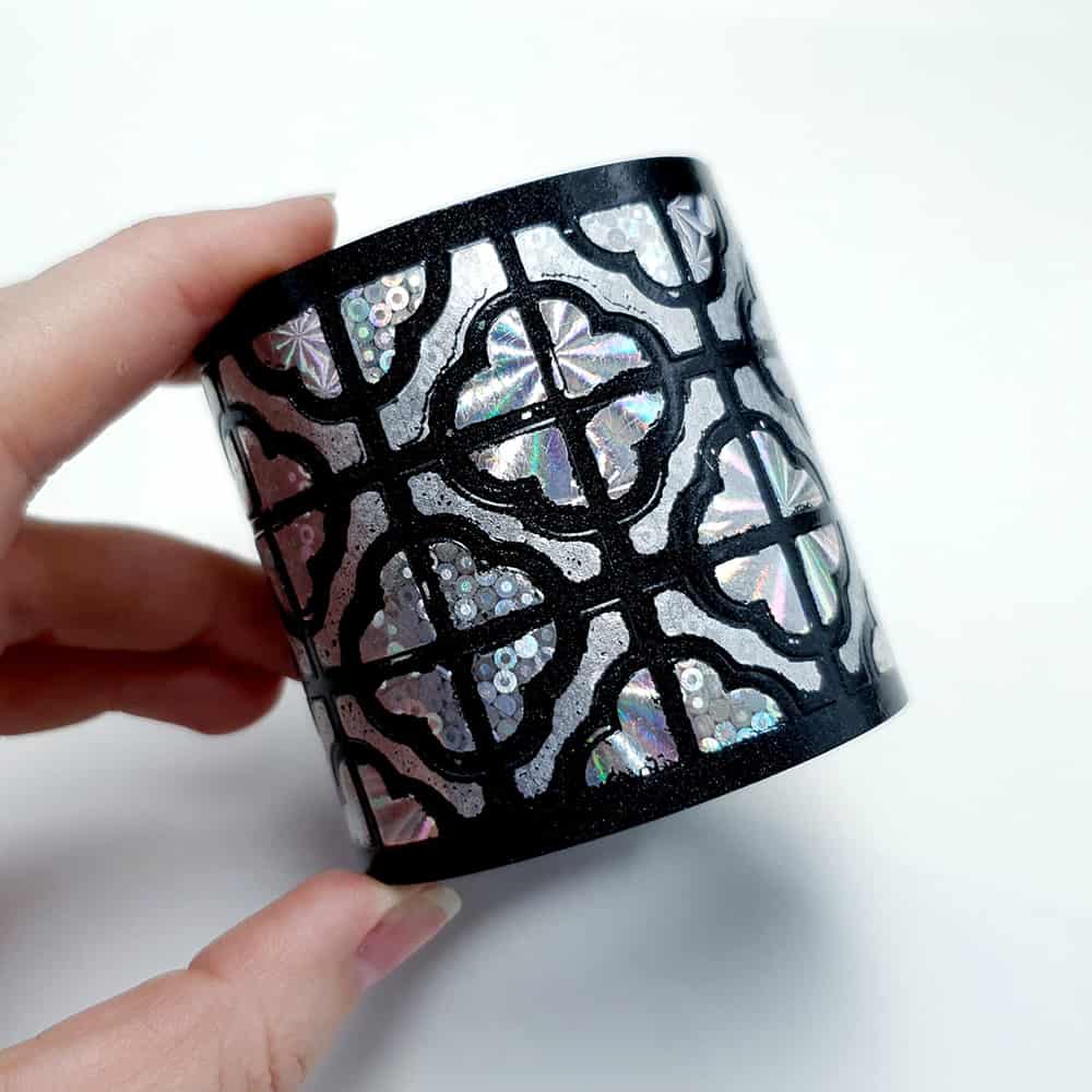 Flexible Polymer clay Silver Bracelet Bracelet SweetyBijou Jewelry   