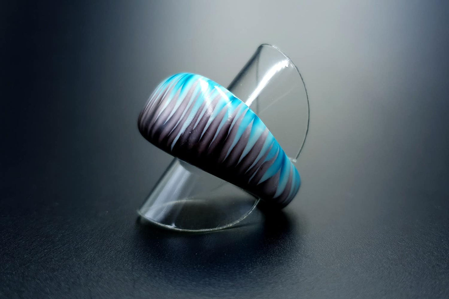 "Blue Flame" Ring Ring SweetyBijou Jewelry   