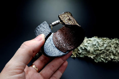 Bracelet Cuff Faux Silver And Jade Bracelet SweetyBijou Jewelry   