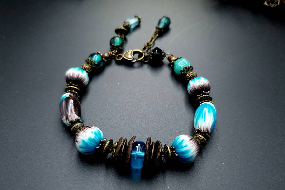 Beaded Bracelet Bracelet SweetyBijou Jewelry   