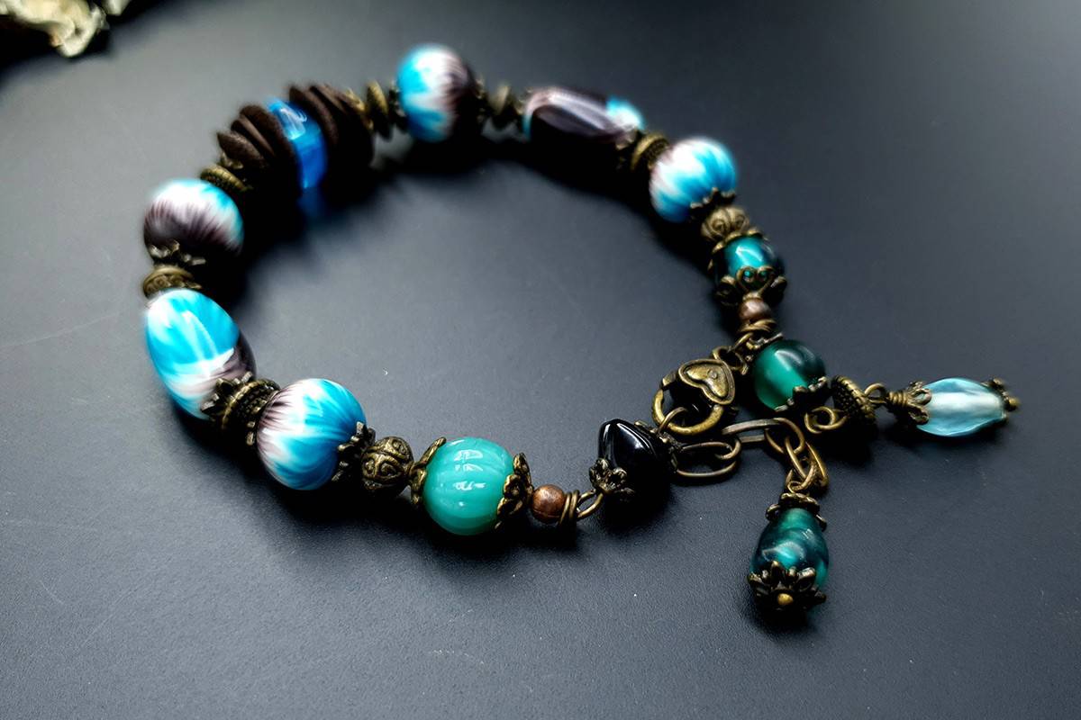 Beaded Bracelet Bracelet SweetyBijou Jewelry   