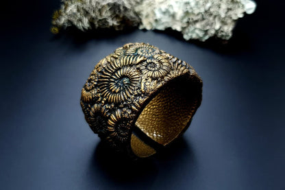 Bracelet Cuff Ammonites Bracelet SweetyBijou Jewelry   