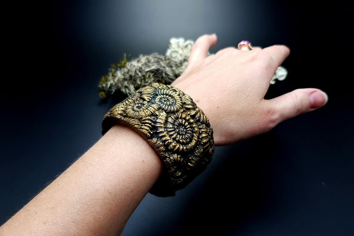 Bracelet Cuff Ammonites Bracelet SweetyBijou Jewelry   