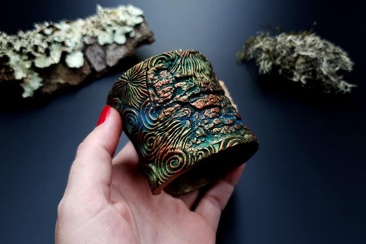 Bracelet Cuff Forest Treasure Bracelet SweetyBijou Jewelry   