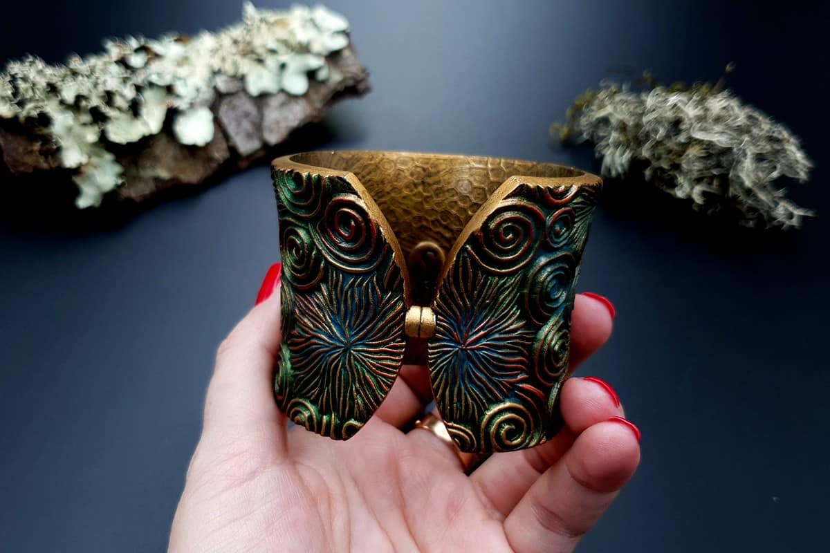 Bracelet Cuff Forest Treasure Bracelet SweetyBijou Jewelry   