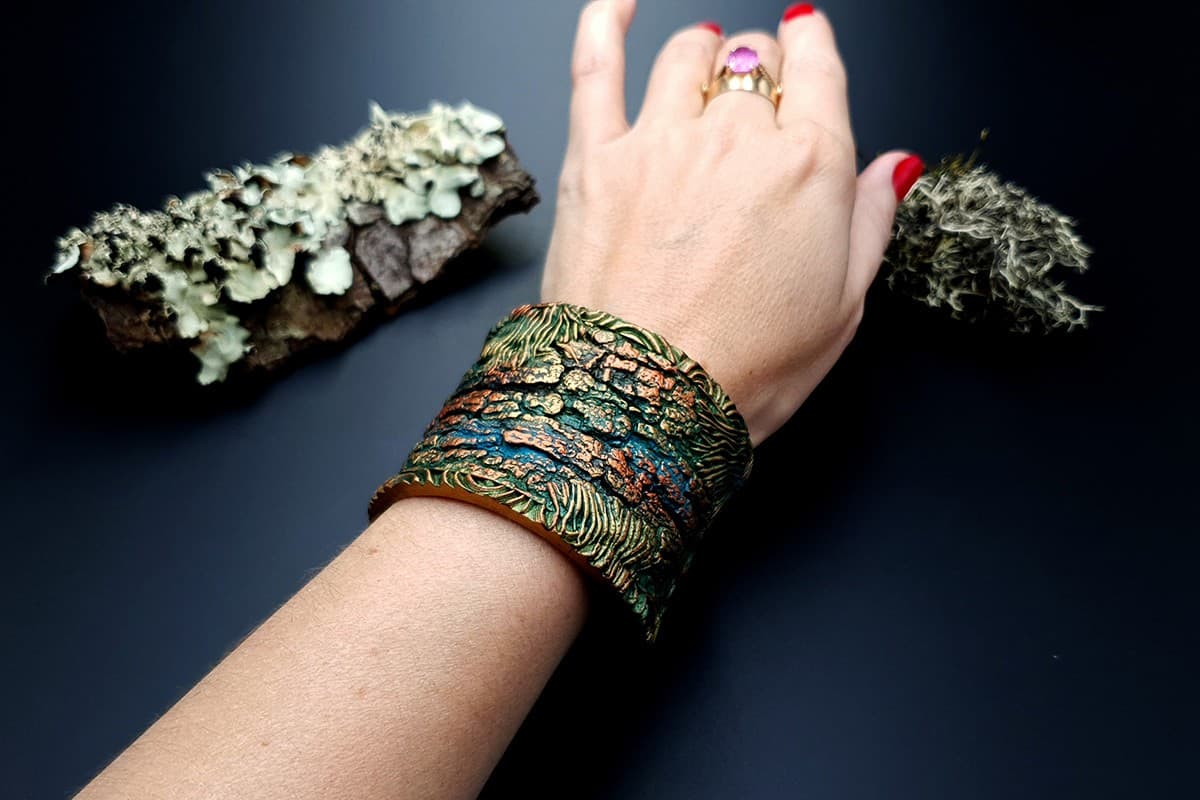 Bracelet Cuff Forest Treasure Bracelet SweetyBijou Jewelry   