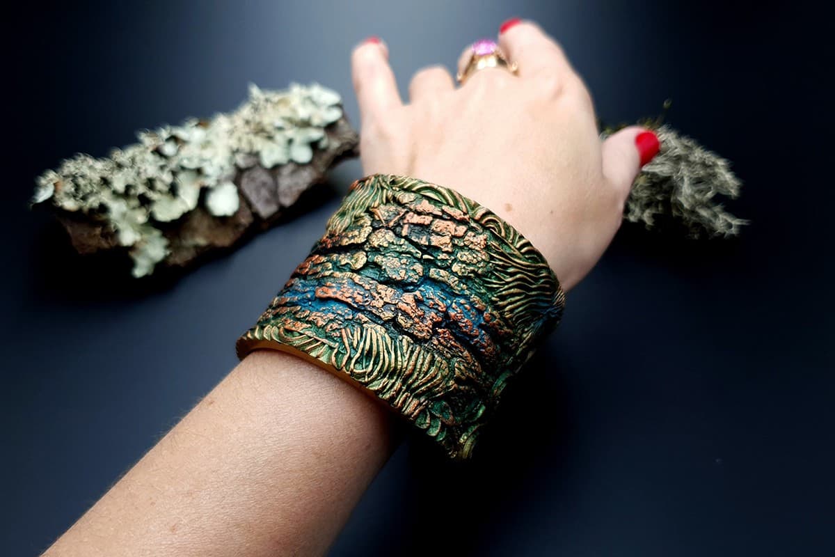 Bracelet Cuff Forest Treasure Bracelet SweetyBijou Jewelry   
