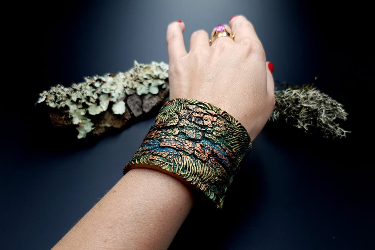 Bracelet Cuff Forest Treasure Bracelet SweetyBijou Jewelry   