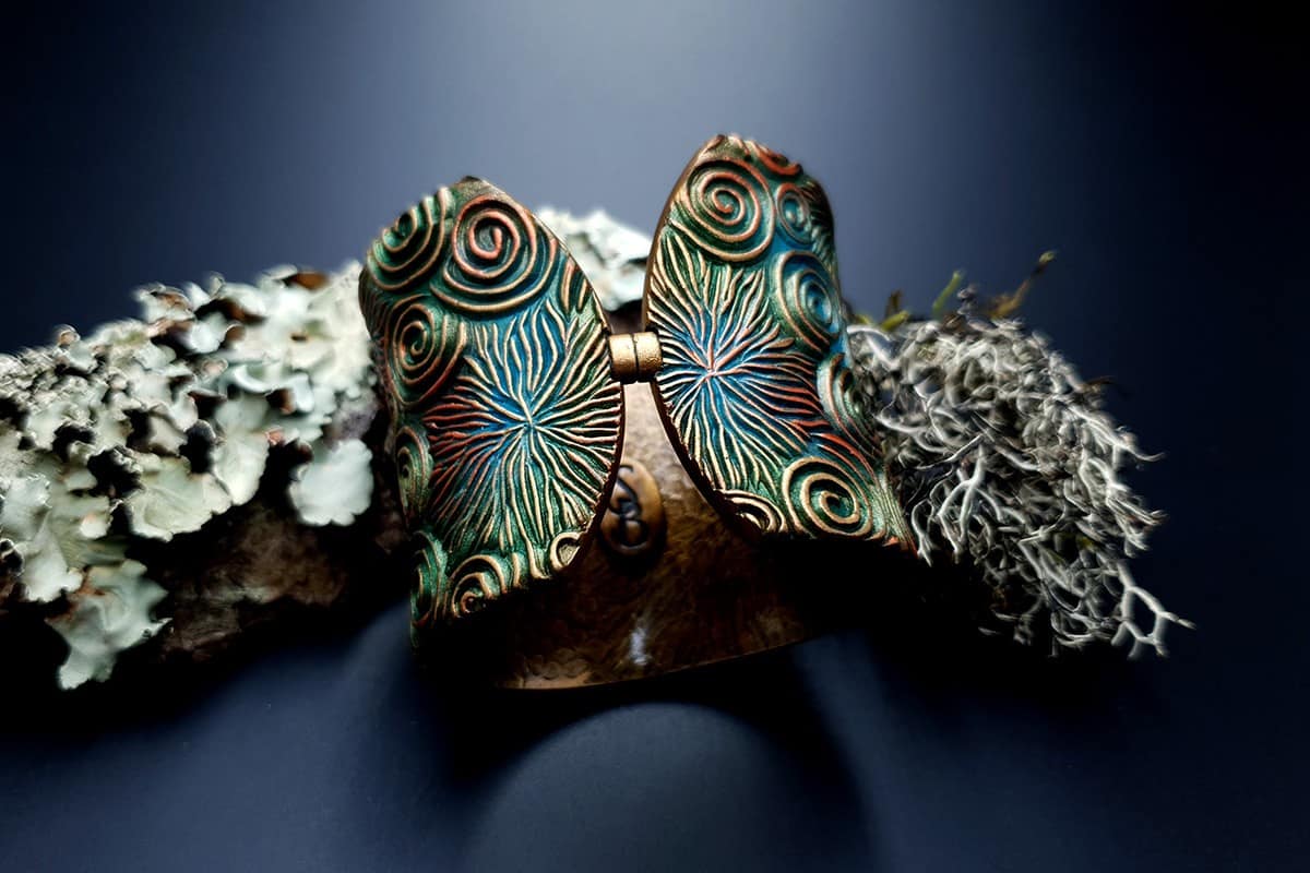 Bracelet Cuff Forest Treasure Bracelet SweetyBijou Jewelry   