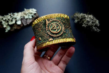 Bracelet Cuff OM Bracelet SweetyBijou Jewelry   