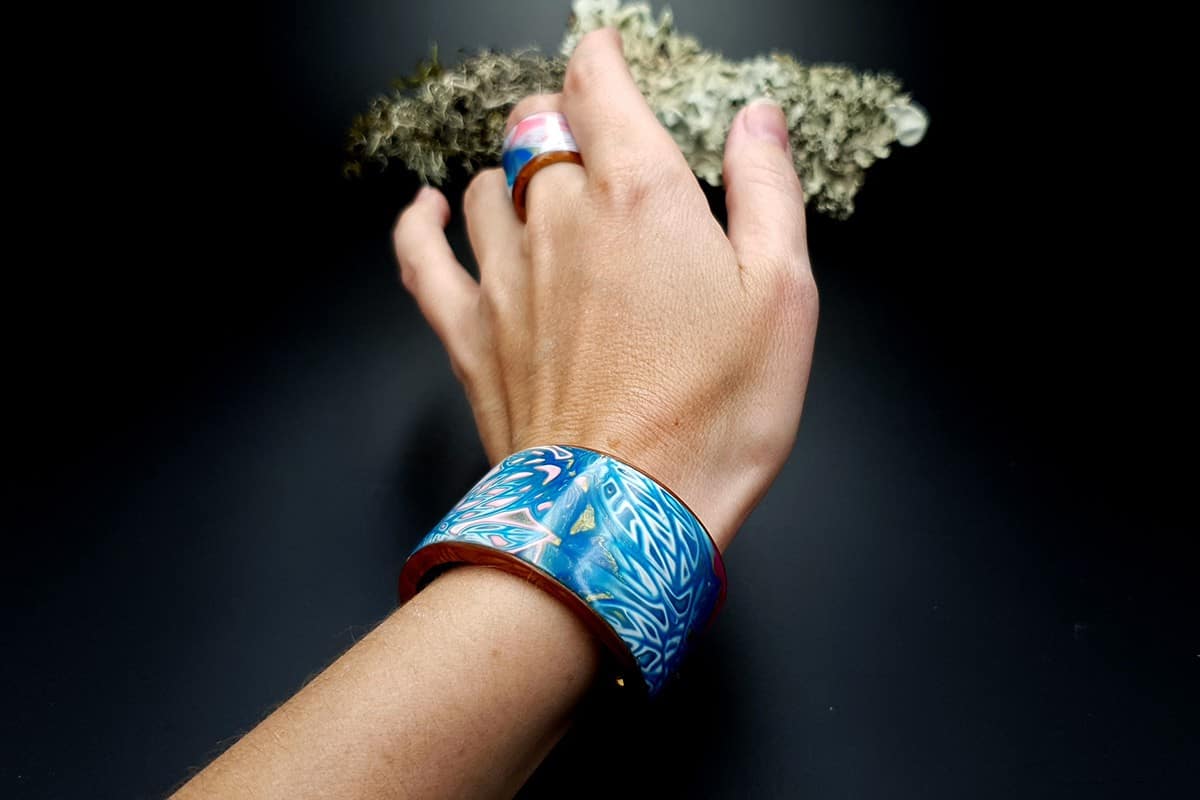 Bracelet Cuff and Ring Jewelry Set SweetyBijou Jewelry   