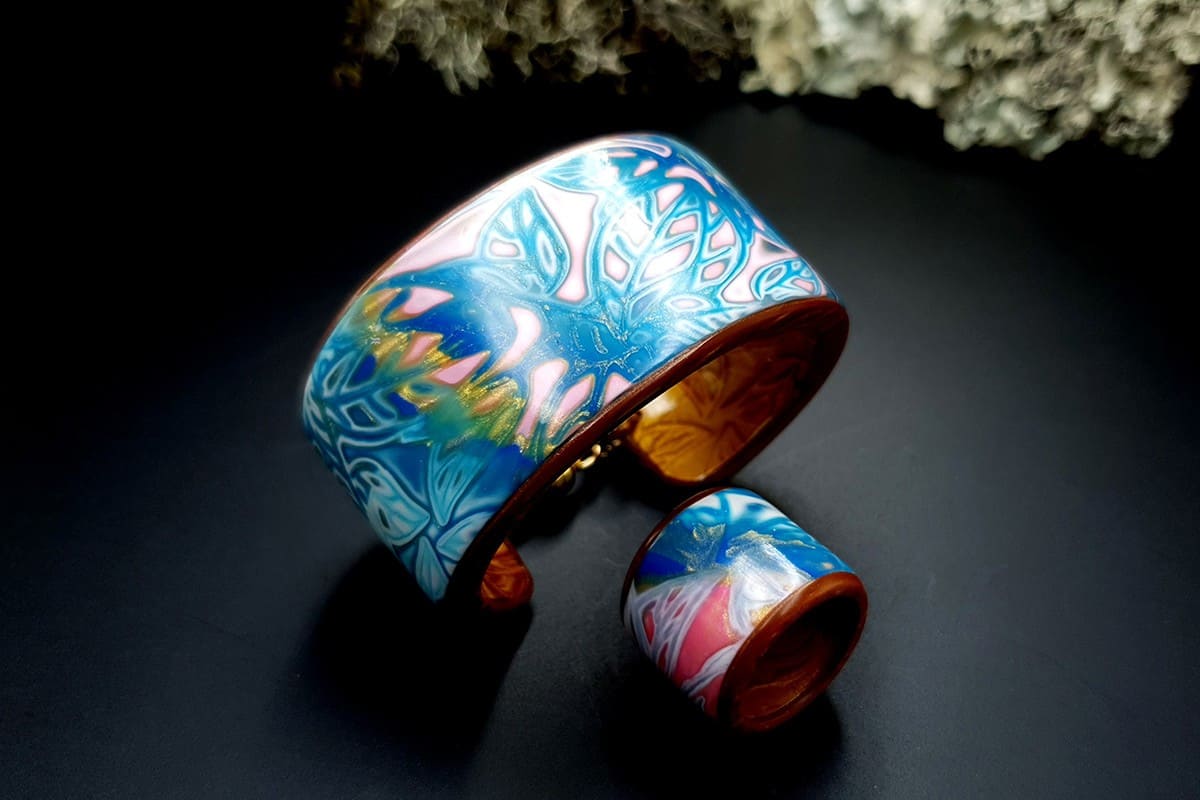 Bracelet Cuff and Ring Jewelry Set SweetyBijou Jewelry   