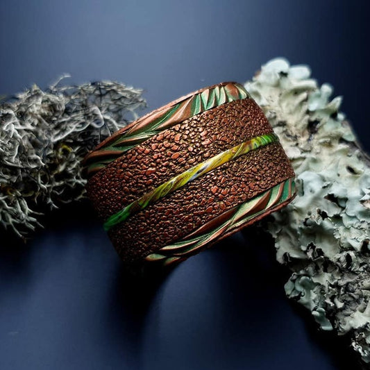 Bracelet Cuff with Double Stripes Bracelet SweetyBijou Jewelry Default Title  