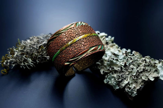 Bracelet Cuff with Double Stripes Bracelet SweetyBijou Jewelry   