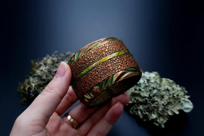 Bracelet Cuff with Double Stripes Bracelet SweetyBijou Jewelry   