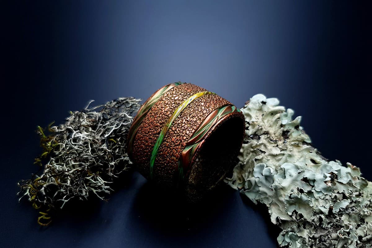 Bracelet Cuff with Double Stripes Bracelet SweetyBijou Jewelry   