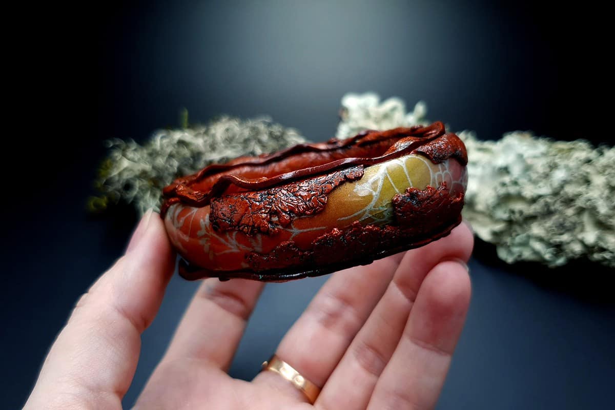 Bracelet Rusted Metal Bracelet SweetyBijou Jewelry   