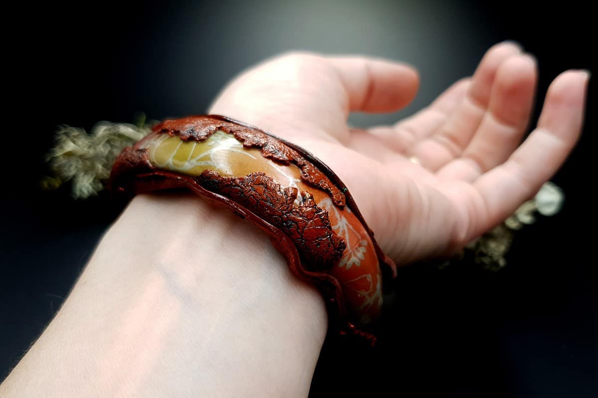 Bracelet Rusted Metal Bracelet SweetyBijou Jewelry   