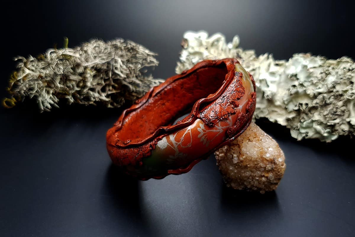 Bracelet Rusted Metal Bracelet SweetyBijou Jewelry   