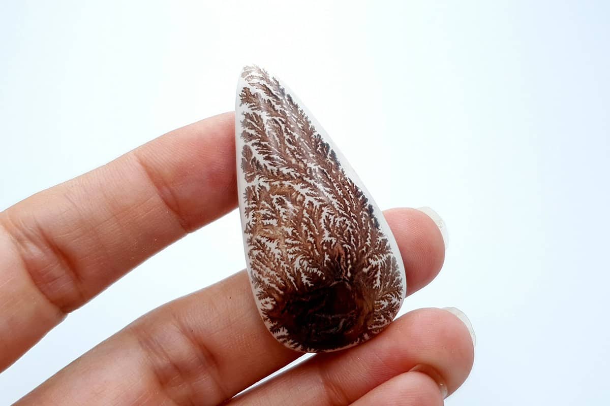 4 cabochons Faux Dendritic Agate #1 Cabochons SweetyBijou Cabochons   