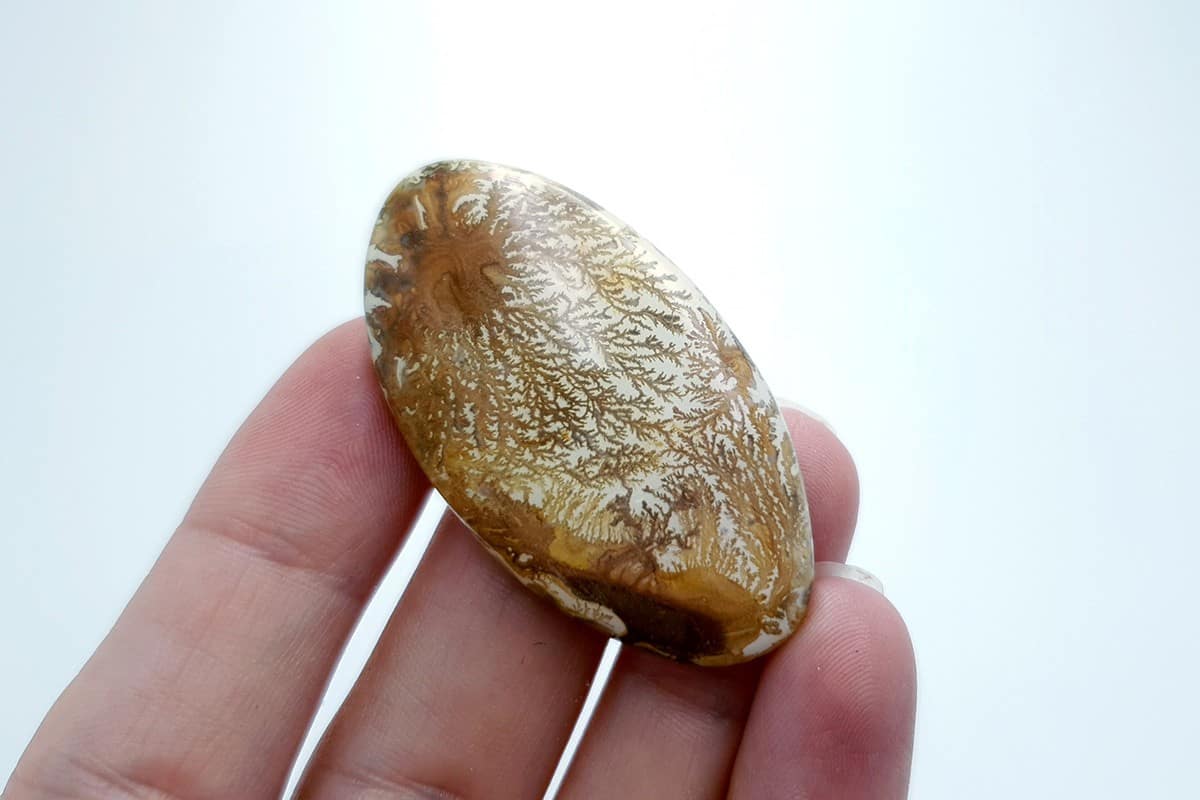 4 cabochons Faux Dendritic Agate #2 Cabochons SweetyBijou Cabochons   