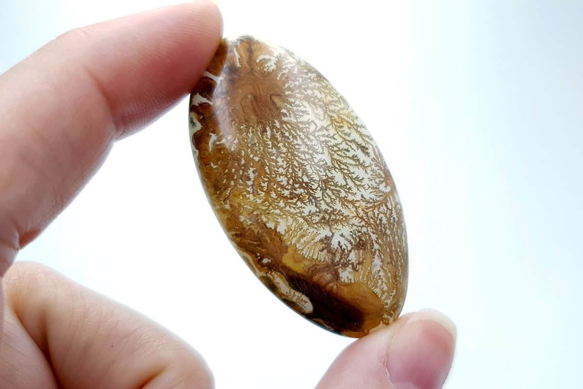 4 cabochons Faux Dendritic Agate #2 Cabochons SweetyBijou Cabochons   