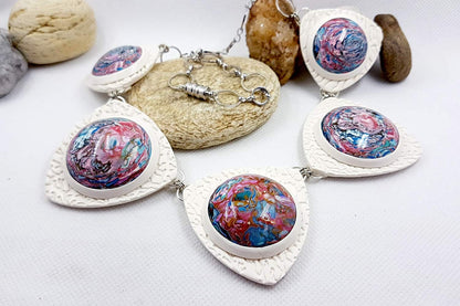 "Earth in the Porthole" Jewelry Set Jewelry Set SweetyBijou Jewelry   