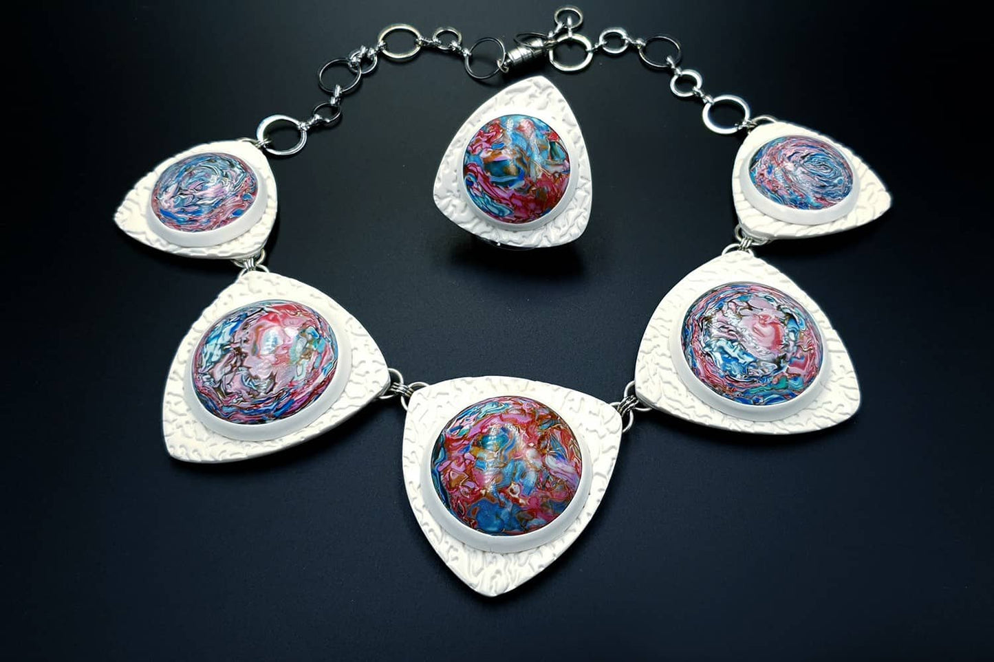 "Earth in the Porthole" Jewelry Set Jewelry Set SweetyBijou Jewelry   