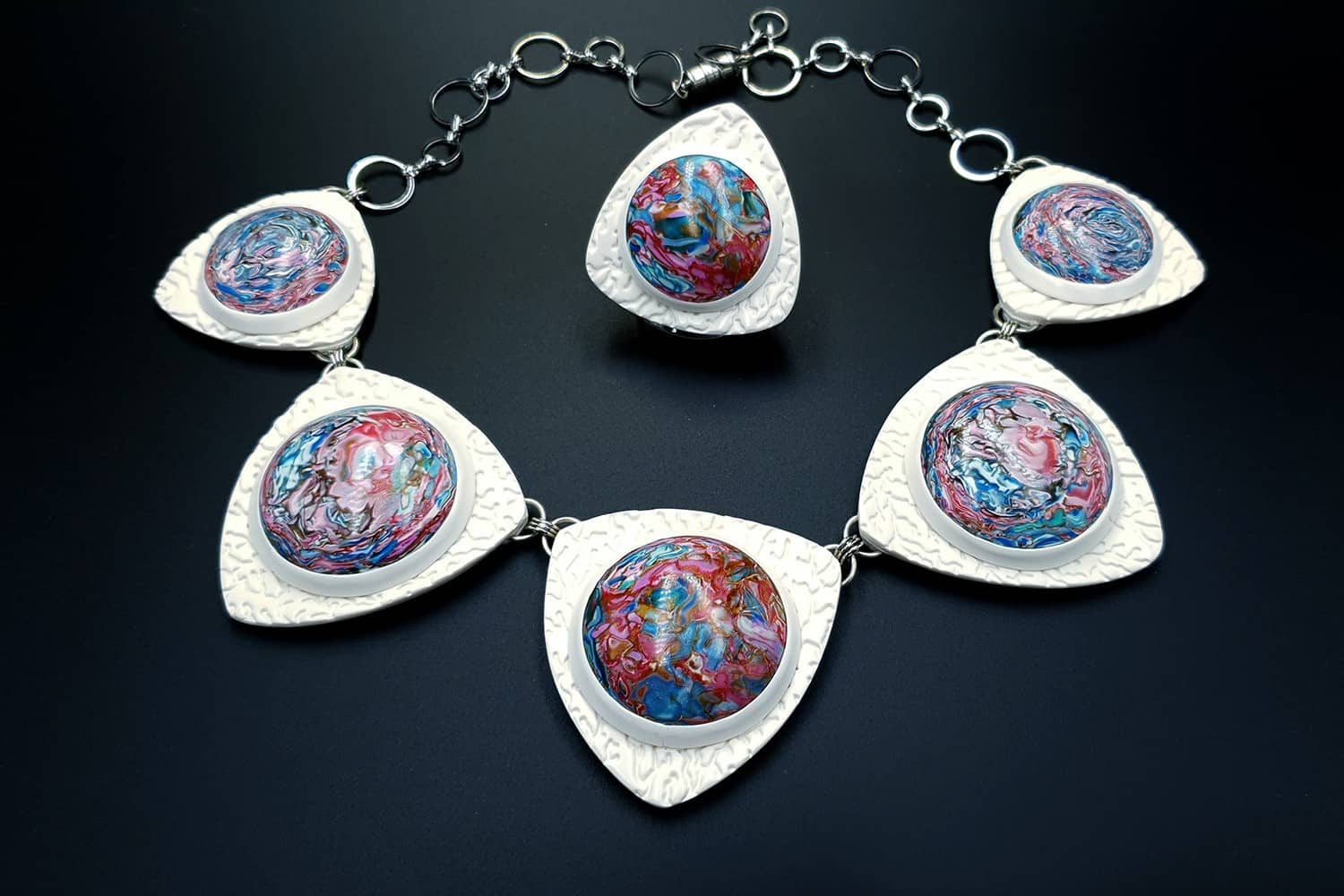 "Earth in the Porthole" Jewelry Set Jewelry Set SweetyBijou Jewelry   