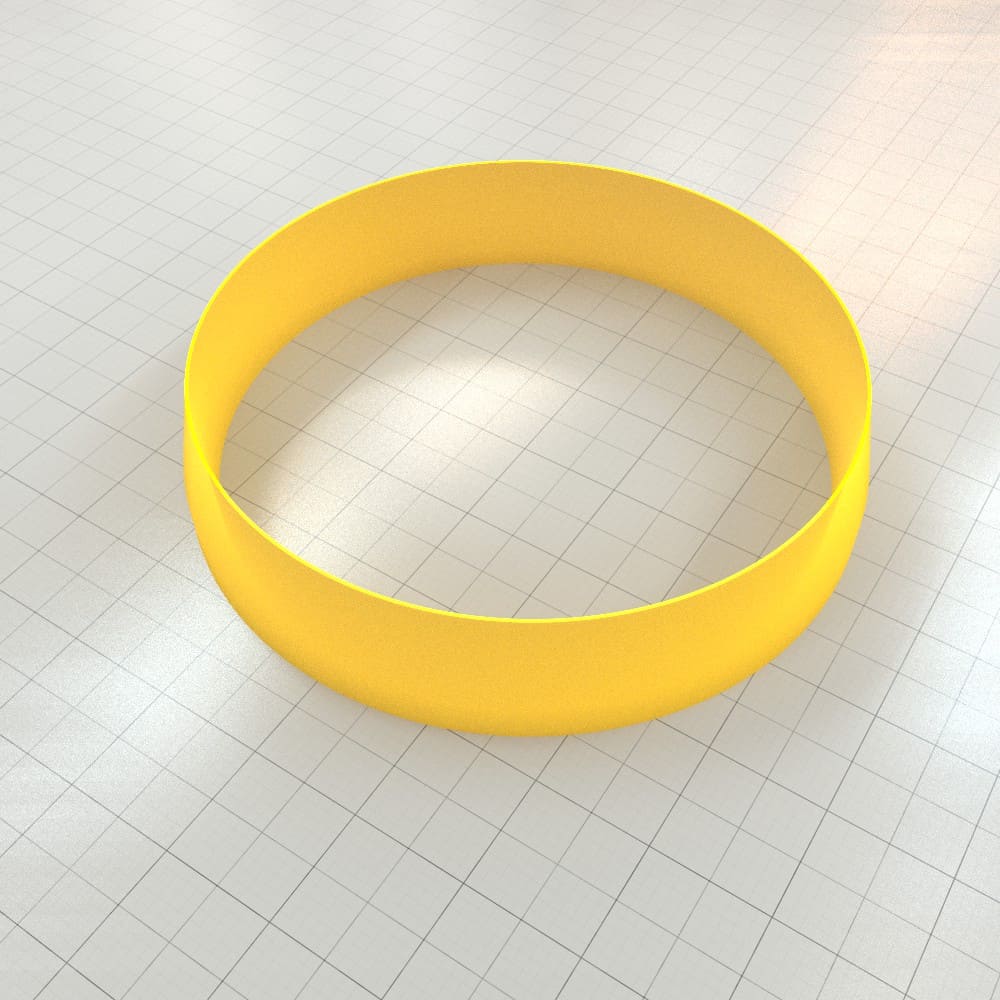 Circle polymer clay cutters, graduated set of 11
