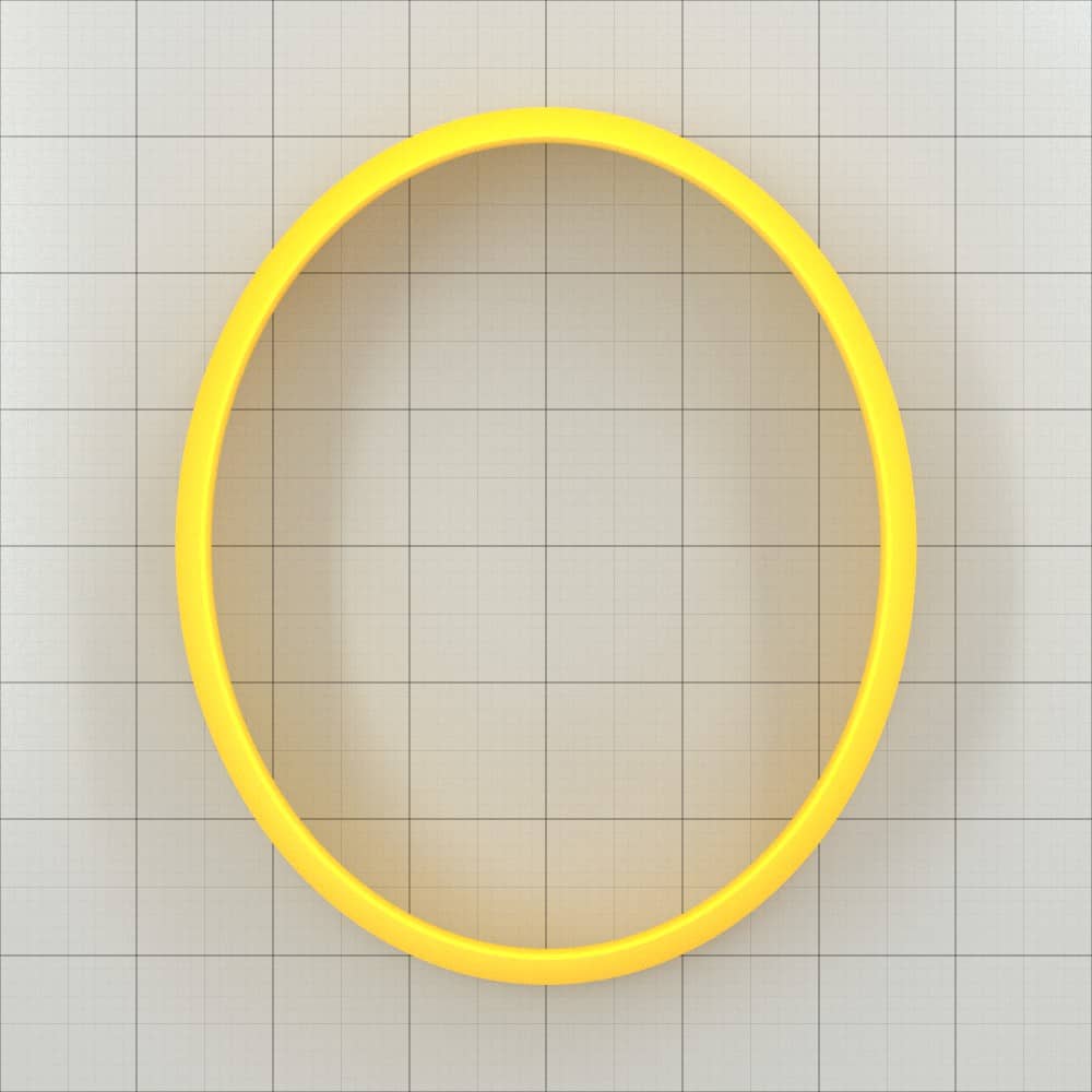 Oval 6:5 - Set of 11 Polymer Clay Cutters Plastic Cutters SweetyBijou Tools   