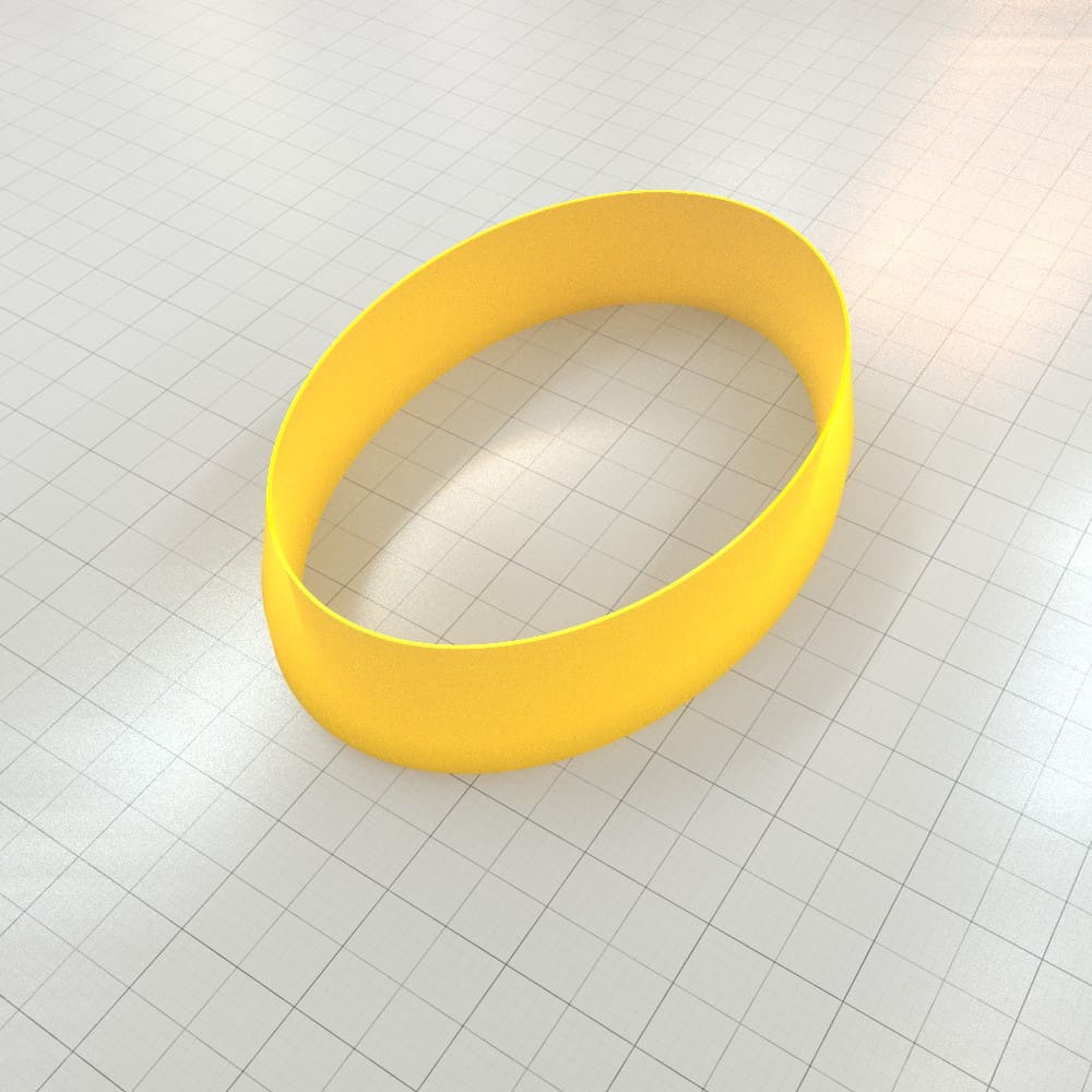 Oval 6:4 polymer clay cutters, graduated set of 11