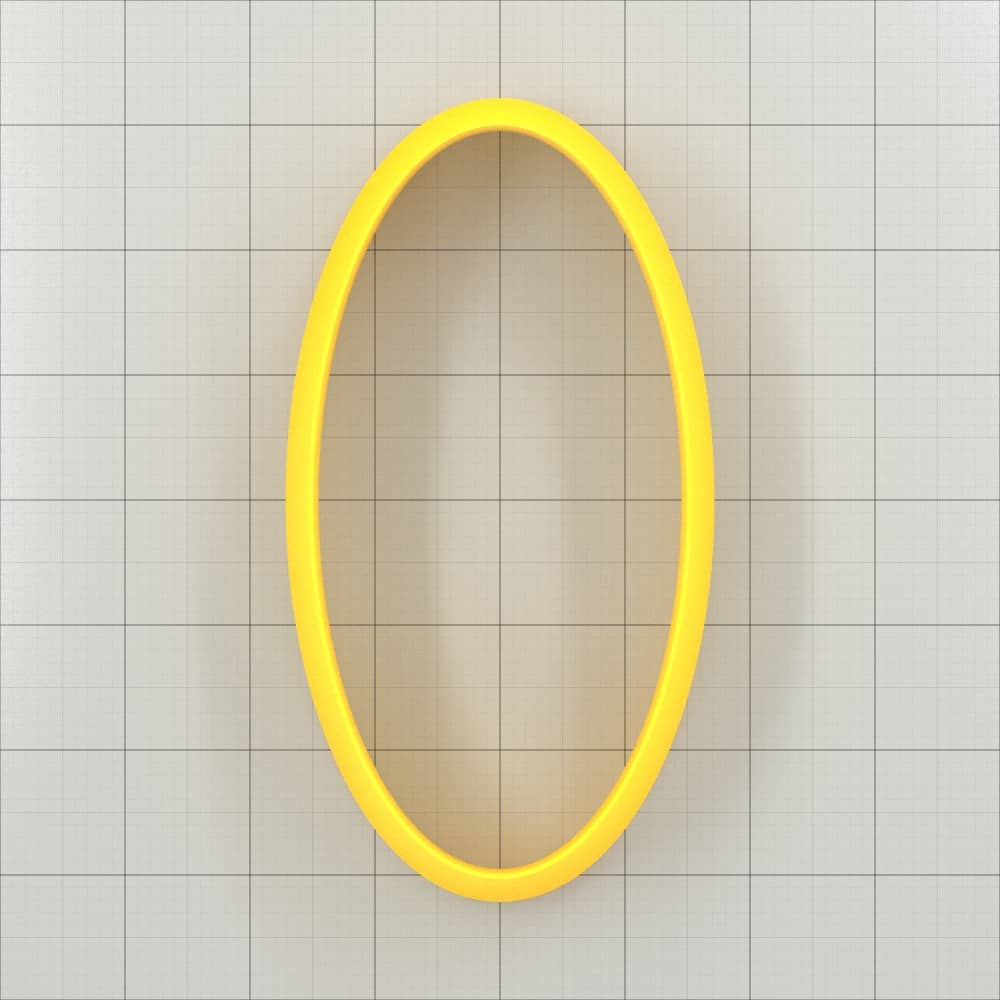 Oval 6:3 - Set of 11 Clay Cutters Plastic Cutters SweetyBijou Tools   