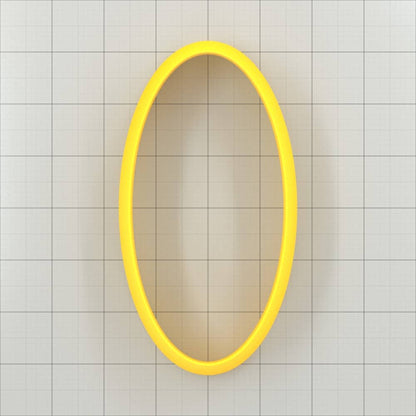 Oval 6:3 - Set of 11 Clay Cutters Plastic Cutters SweetyBijou Tools   