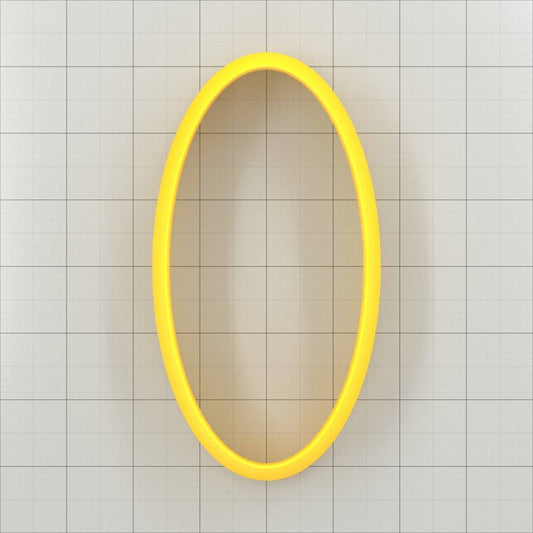 Oval 6:3 - Set of 11 Clay Cutters Plastic Cutters SweetyBijou Tools   