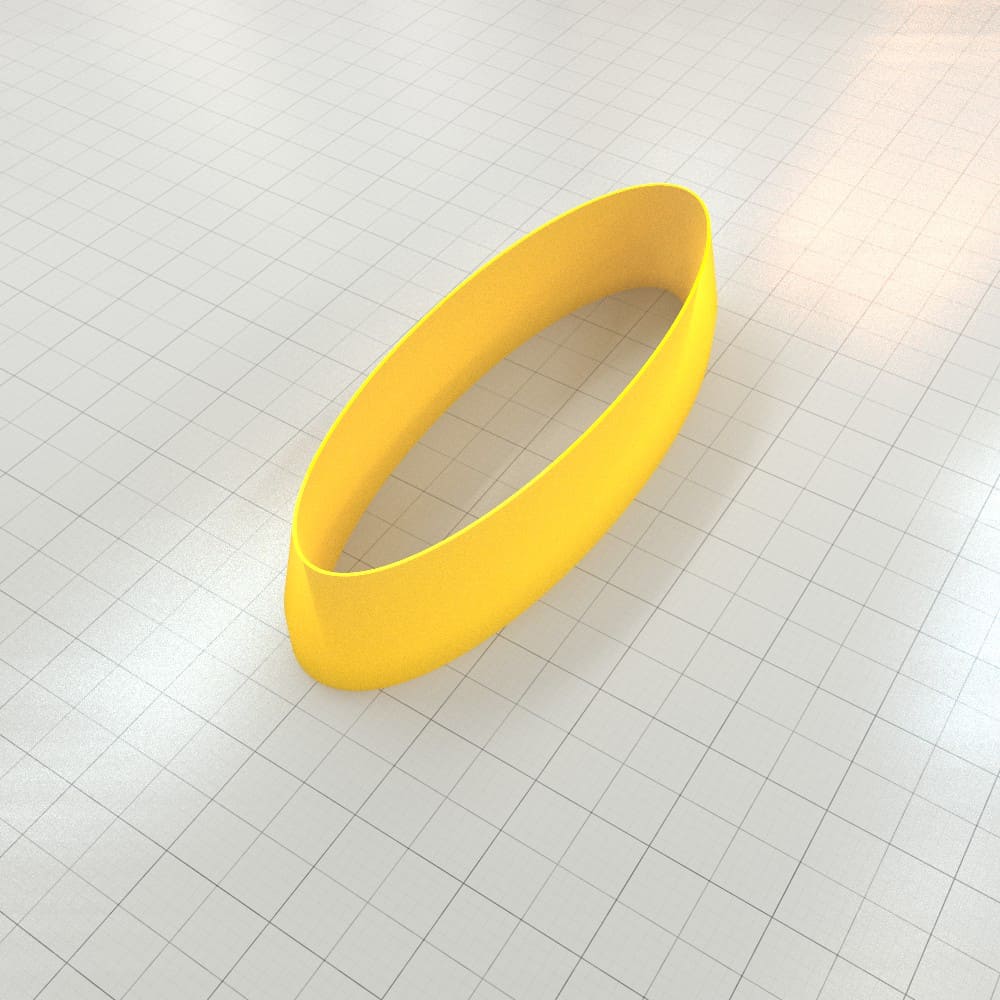 Oval 6:2 - Set of 11 Polymer Clay Cutters Plastic Cutters SweetyBijou Tools   