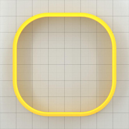 Square Extra-Rounded - Set of 11 Clay Cutters Plastic Cutters SweetyBijou Tools   