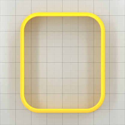 Rectangle Rounded 6:5 - Set of 11 Polymer Clay Cutters Plastic Cutters SweetyBijou Tools   