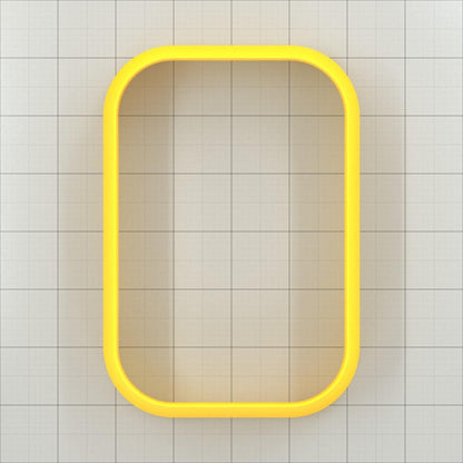 Rectangle Rounded 6:4 - Polymer Clay Cutter Plastic Cutters SweetyBijou Tools   