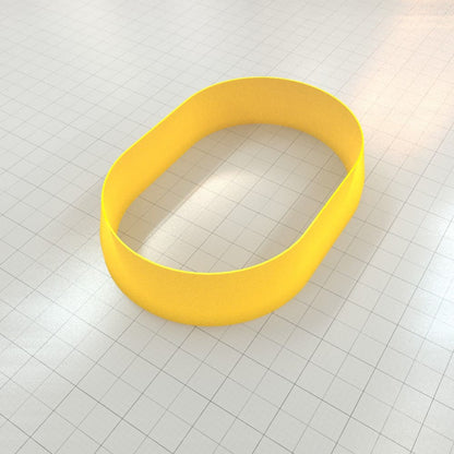 Rectangle Extra-Rounded 6:4 - Set of 11 Clay Cutters Plastic Cutters SweetyBijou Tools   