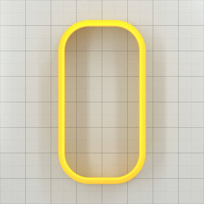 Rectangle Rounded 6:3 - Set of 11 Clay Cutters Plastic Cutters SweetyBijou Tools   