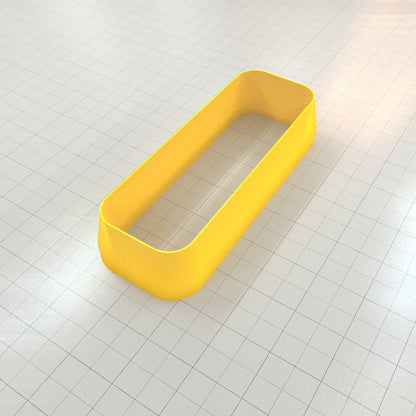 Rectangle Rounded 6:2 - Set of 11 Polymer Clay Cutters Plastic Cutters SweetyBijou Tools   