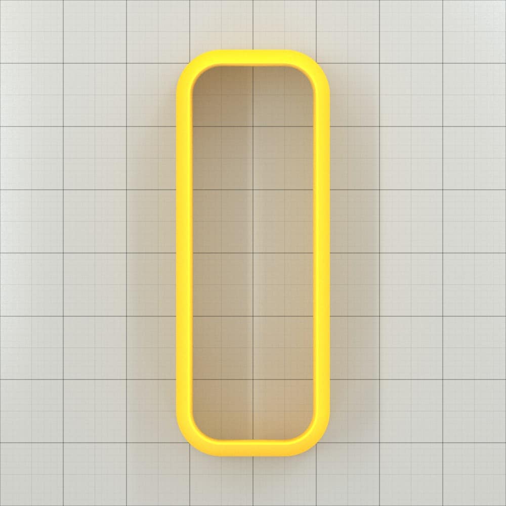 Rectangle Rounded 6:2 - Set of 11 Polymer Clay Cutters Plastic Cutters SweetyBijou Tools   