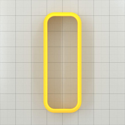 Rectangle Rounded 6:2 - Set of 11 Polymer Clay Cutters Plastic Cutters SweetyBijou Tools   