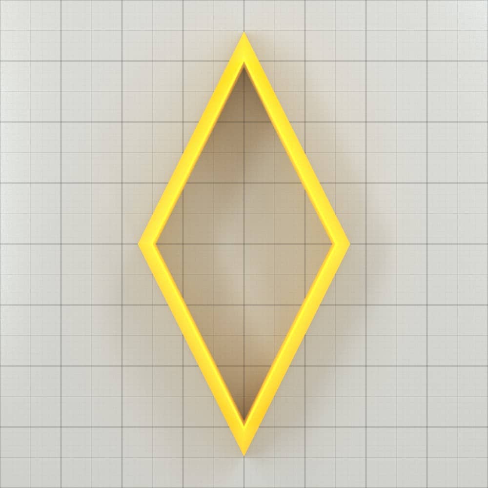 Diamond 6:3 - Set of 11 Polymer Clay Cutters Plastic Cutters SweetyBijou Tools   