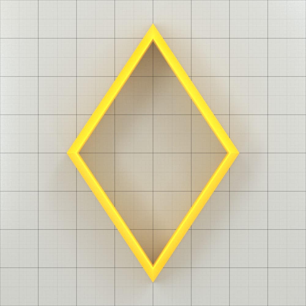 Diamond 6:4 - Set of 11 Polymer Clay Cutter Plastic Cutters SweetyBijou Tools   